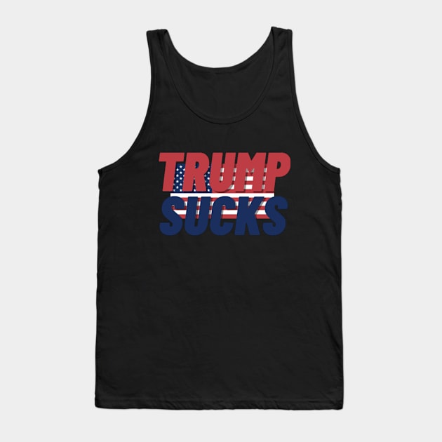 Trump Sucks Tank Top by 9 Turtles Project